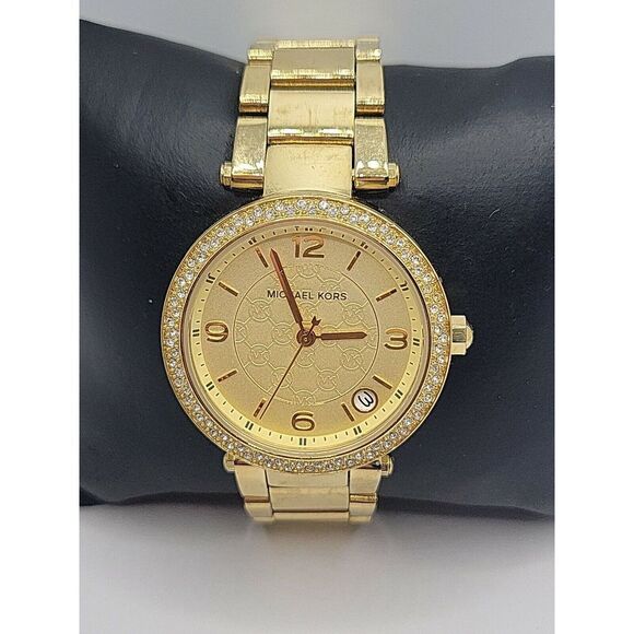 MICHAEL KORS MK6139 Women's Gold Stainless Steel Analog Dial Quartz Watch AM123 - Picture 1 of 9